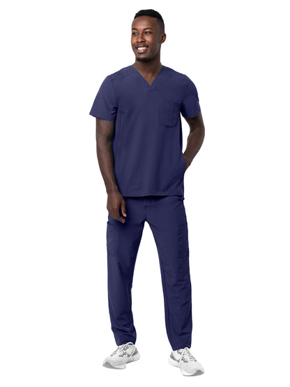 Men's Cargo Scrub Set - A9800 - Navy