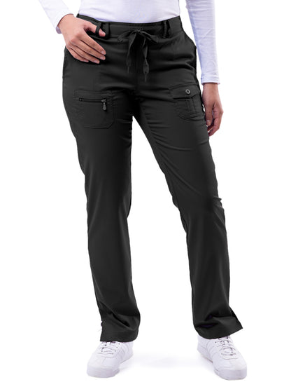 Women's Slim Fit Pant - P4100 - Black