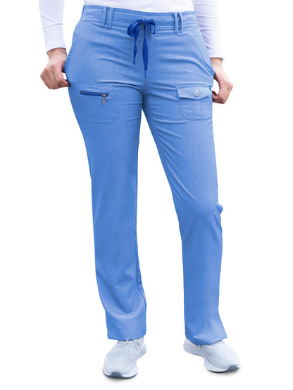 Women's Slim Fit Pant - P4100 - Heather French Blue