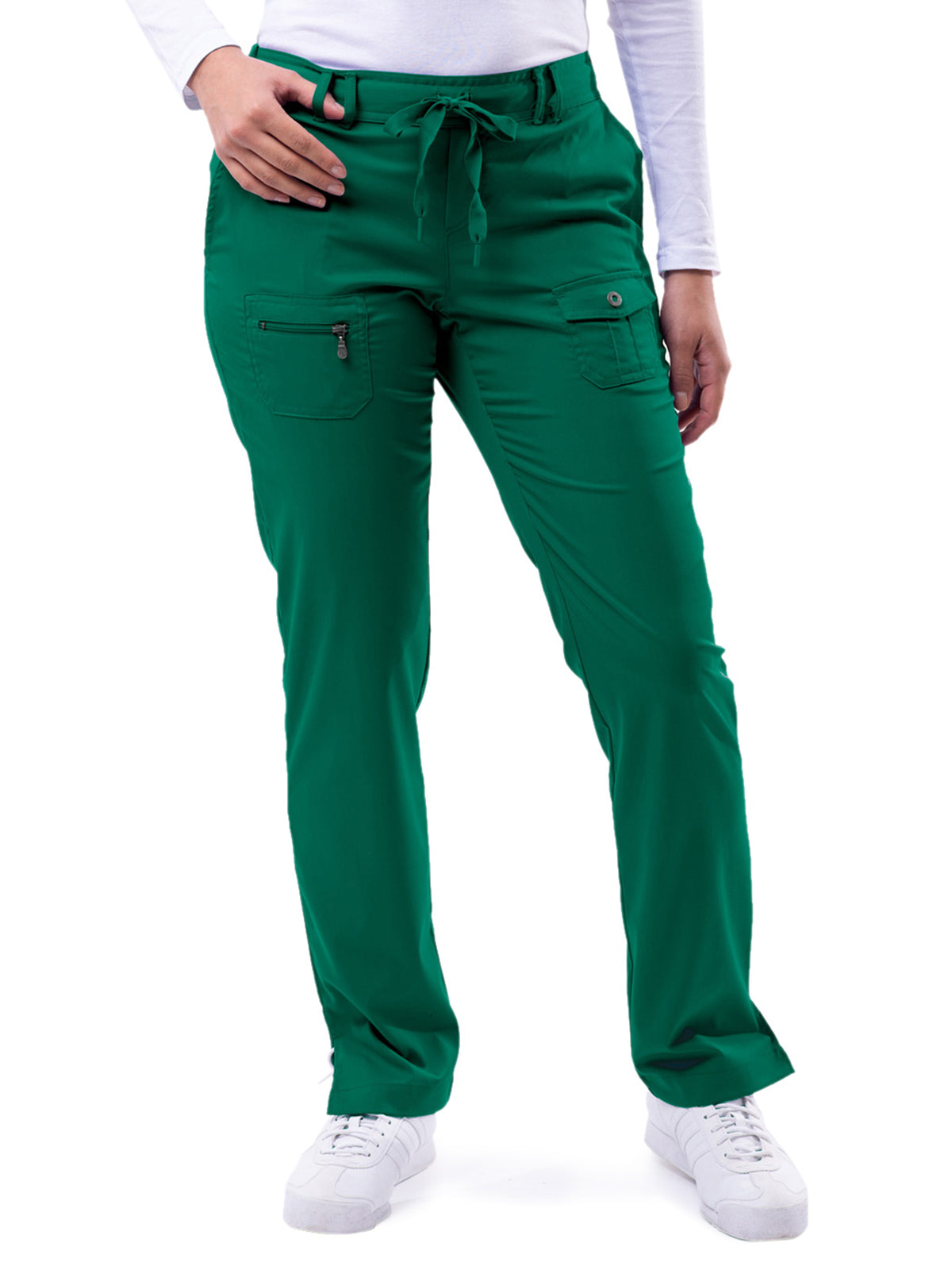 Women's Slim Fit Pant - P4100 - Hunter Green