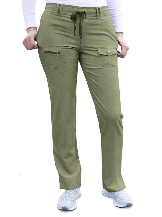 Women's Slim Fit Pant - P4100 - Heather Olive