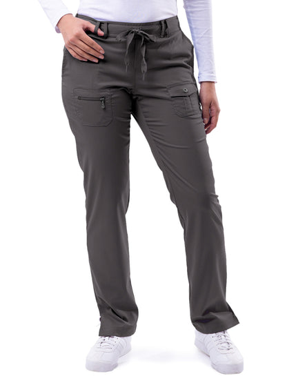 Women's Slim Fit Pant - P4100 - Pewter