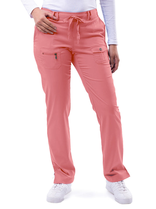 Women's Slim Fit Pant - P4100 - Rapture Rose