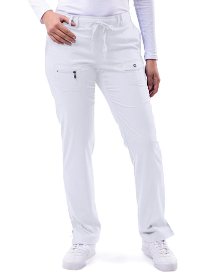 Women's Slim Fit Pant - P4100 - White