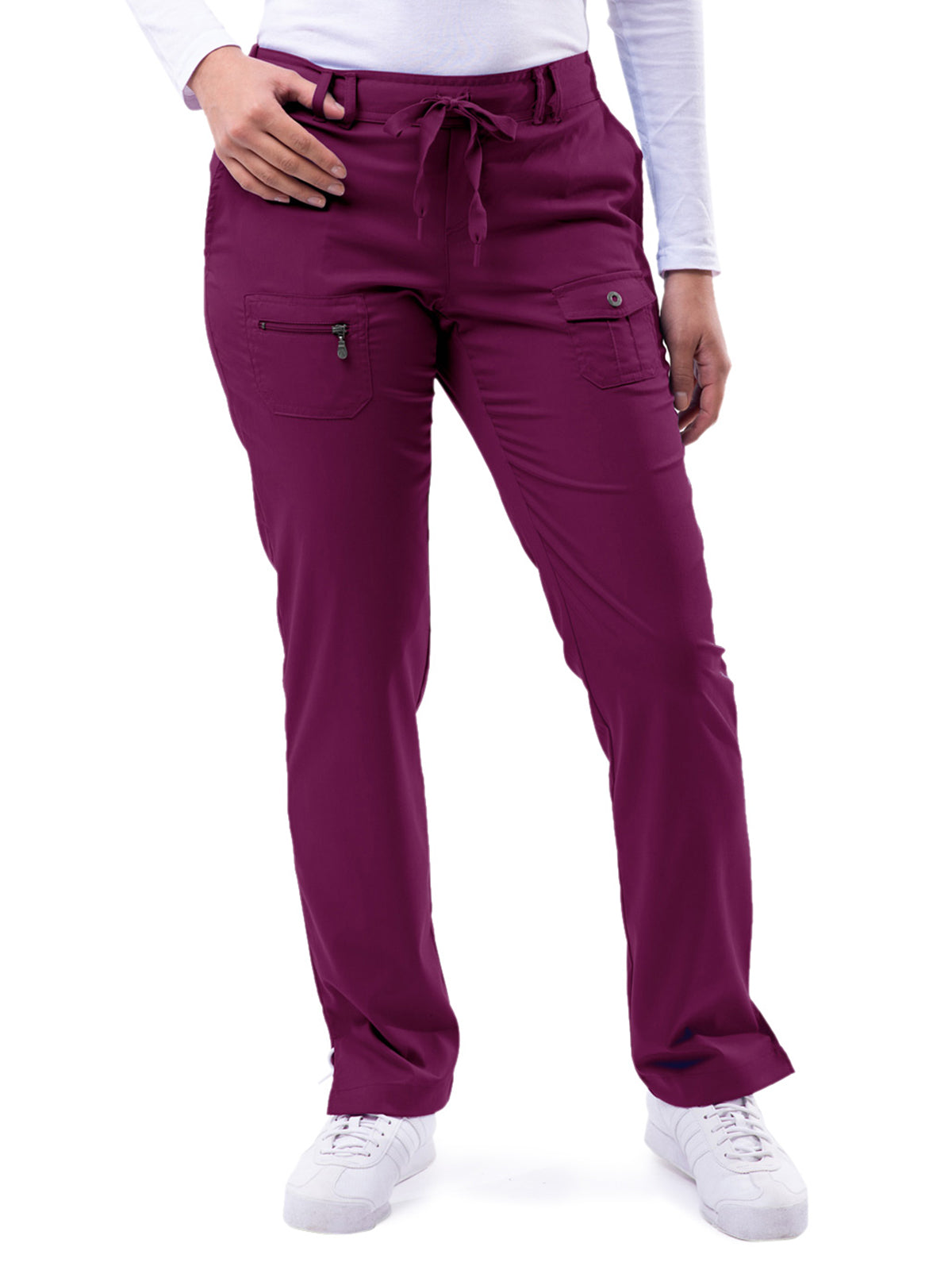 Women's Slim Fit Pant - P4100 - Wine