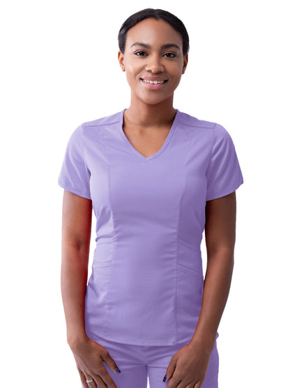 Women's V-Neck Top - P7002 - Lavender