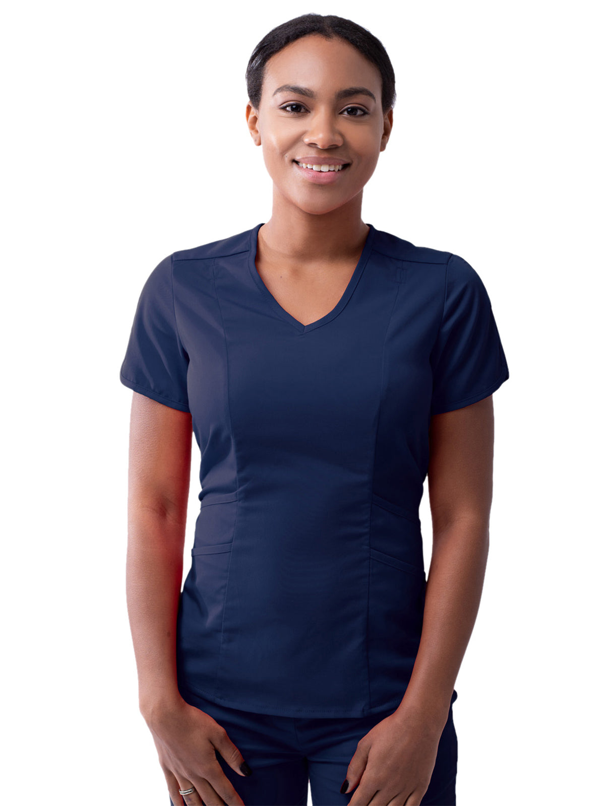 Women's V-Neck Top - P7002 - Navy