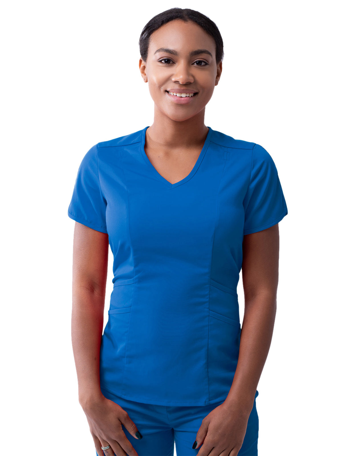 Women's V-Neck Top - P7002 - Royal Blue