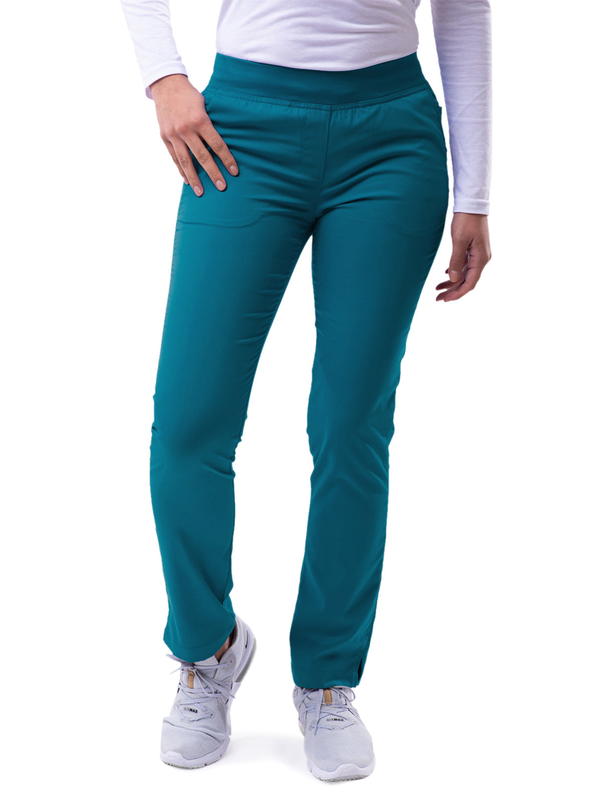 Women's Skinny Yoga Pant - P7102 - Caribbean Blue