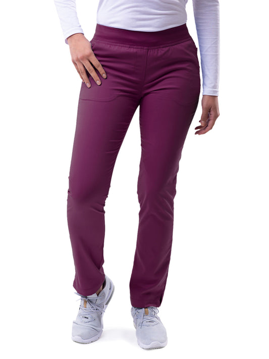 Women's Skinny Yoga Pant - P7102 - Wine