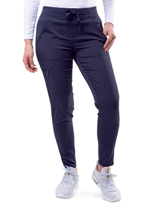 Women's Yoga Jogger Scrub Pant - P7104 - Navy