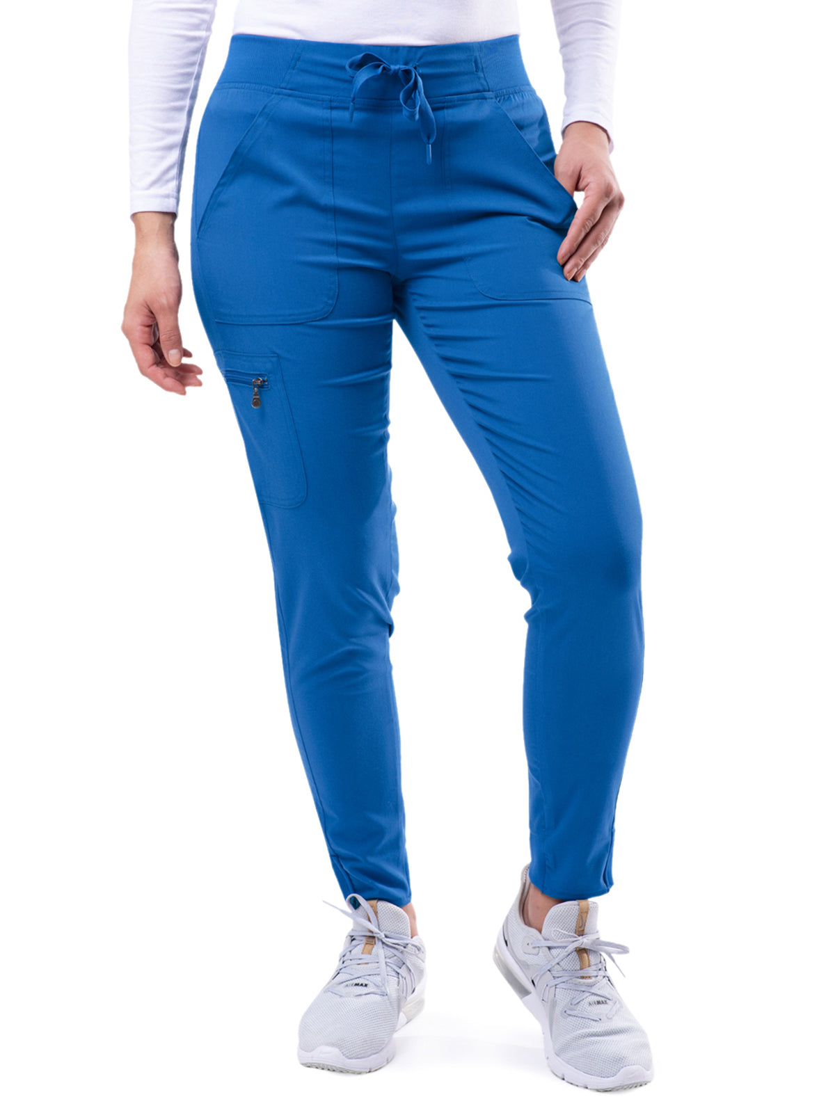 Women's Yoga Jogger Scrub Pant - P7104 - Royal Blue