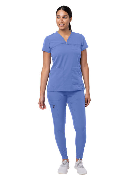 Women's Movement Booster Jogger Scrub Set - P9400 - Ceil Blue