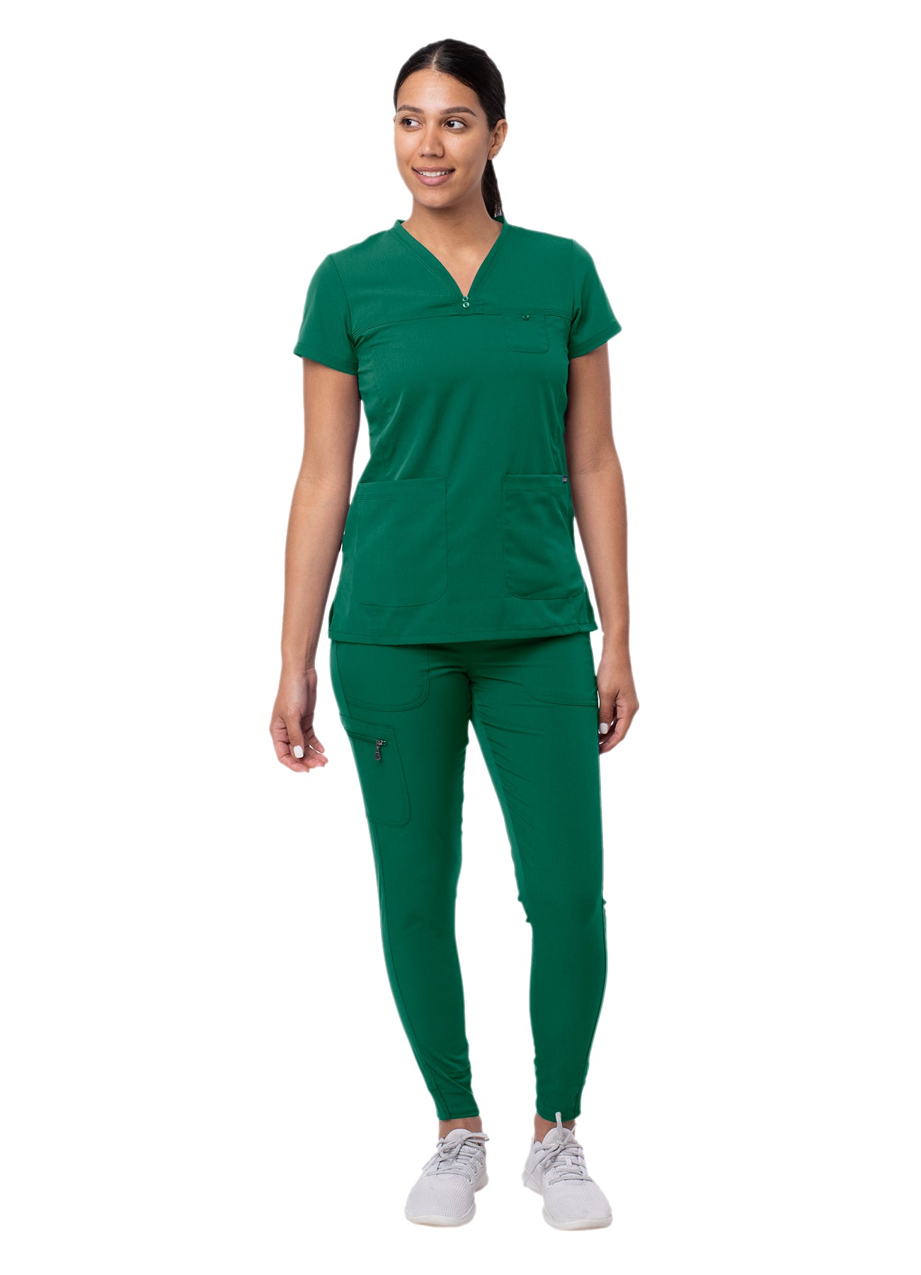 Women's Movement Booster Jogger Scrub Set - P9400 - Hunter Green