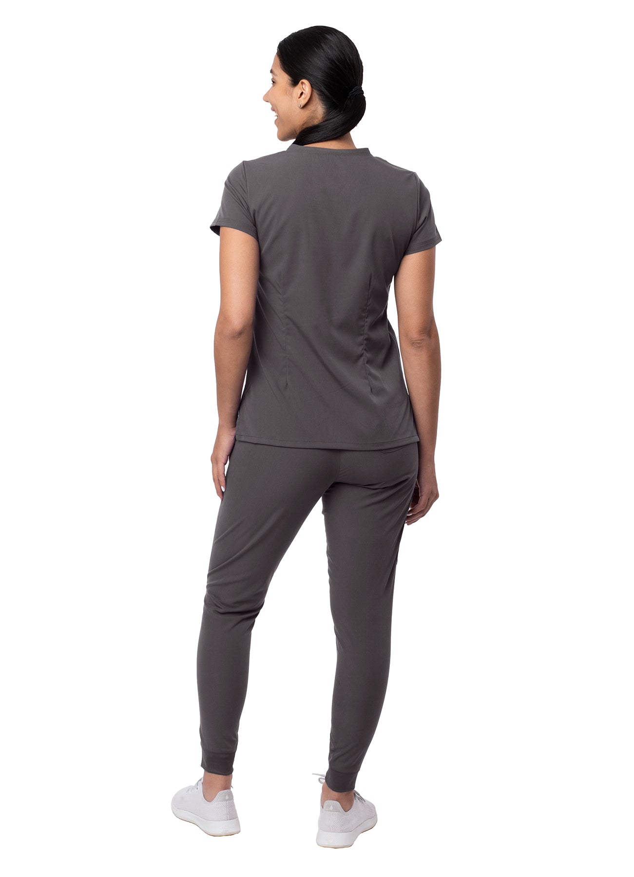 Women's Movement Booster Jogger Scrub Set - P9400 - Pewter