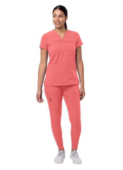 Women's Movement Booster Jogger Scrub Set - P9400 - Rapture Rose