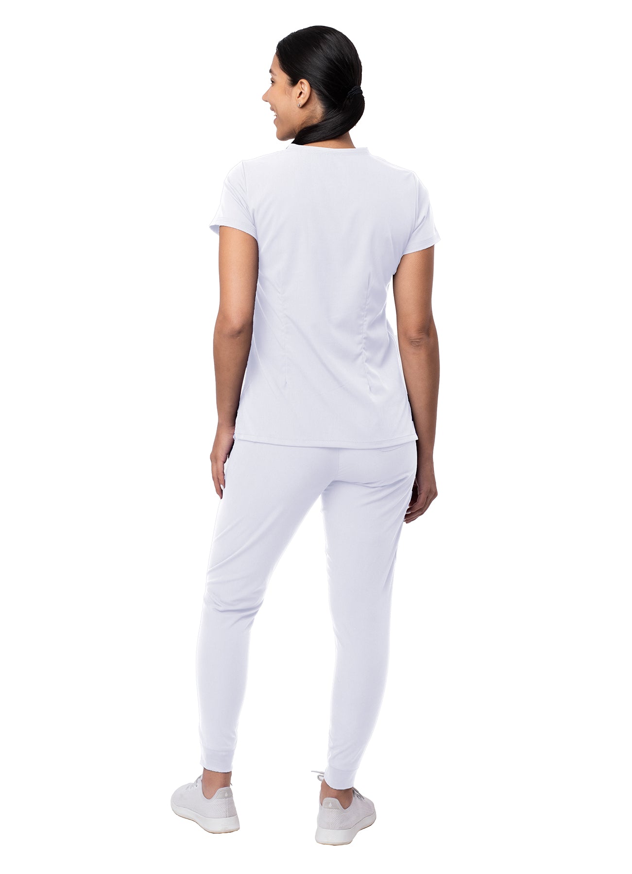 Women's Movement Booster Jogger Scrub Set - P9400 - White