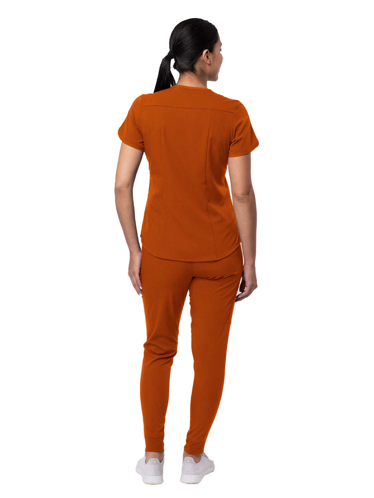 Women's Modern Athletic Jogger Scrub Set - P9500 - Cinnamon