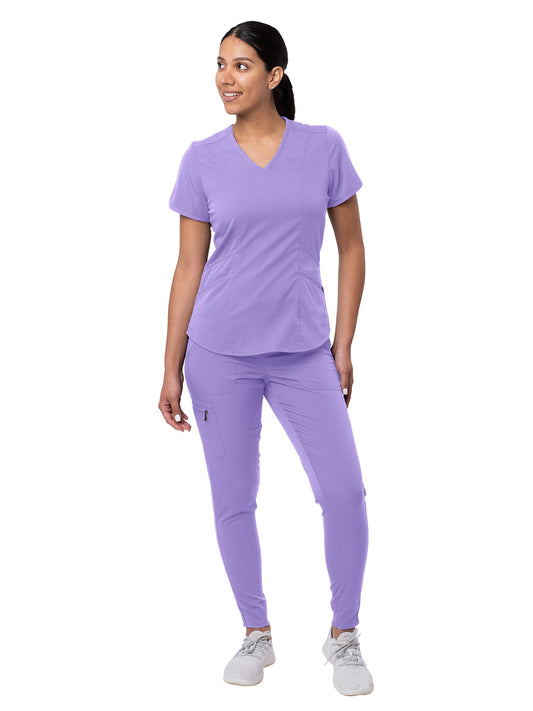 Women's Modern Athletic Jogger Scrub Set - P9500 - Lavender