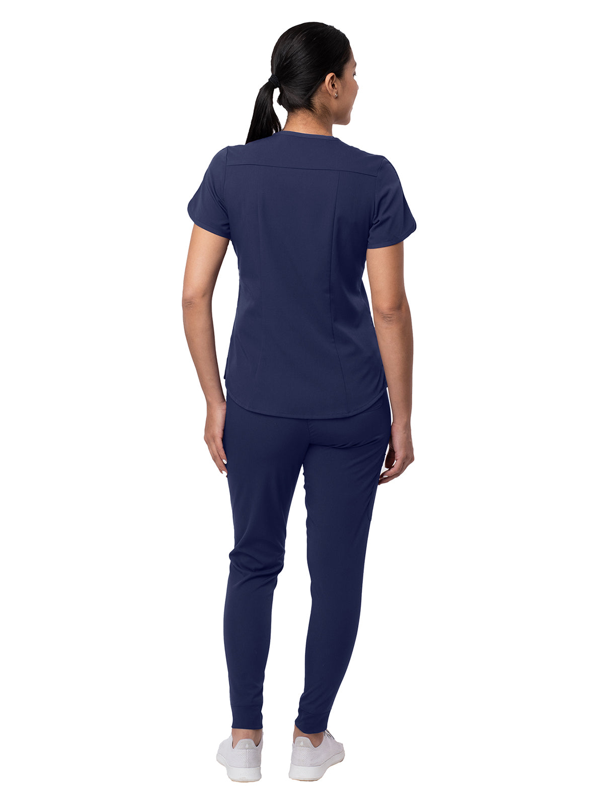 Women's Modern Athletic Jogger Scrub Set - P9500 - Navy