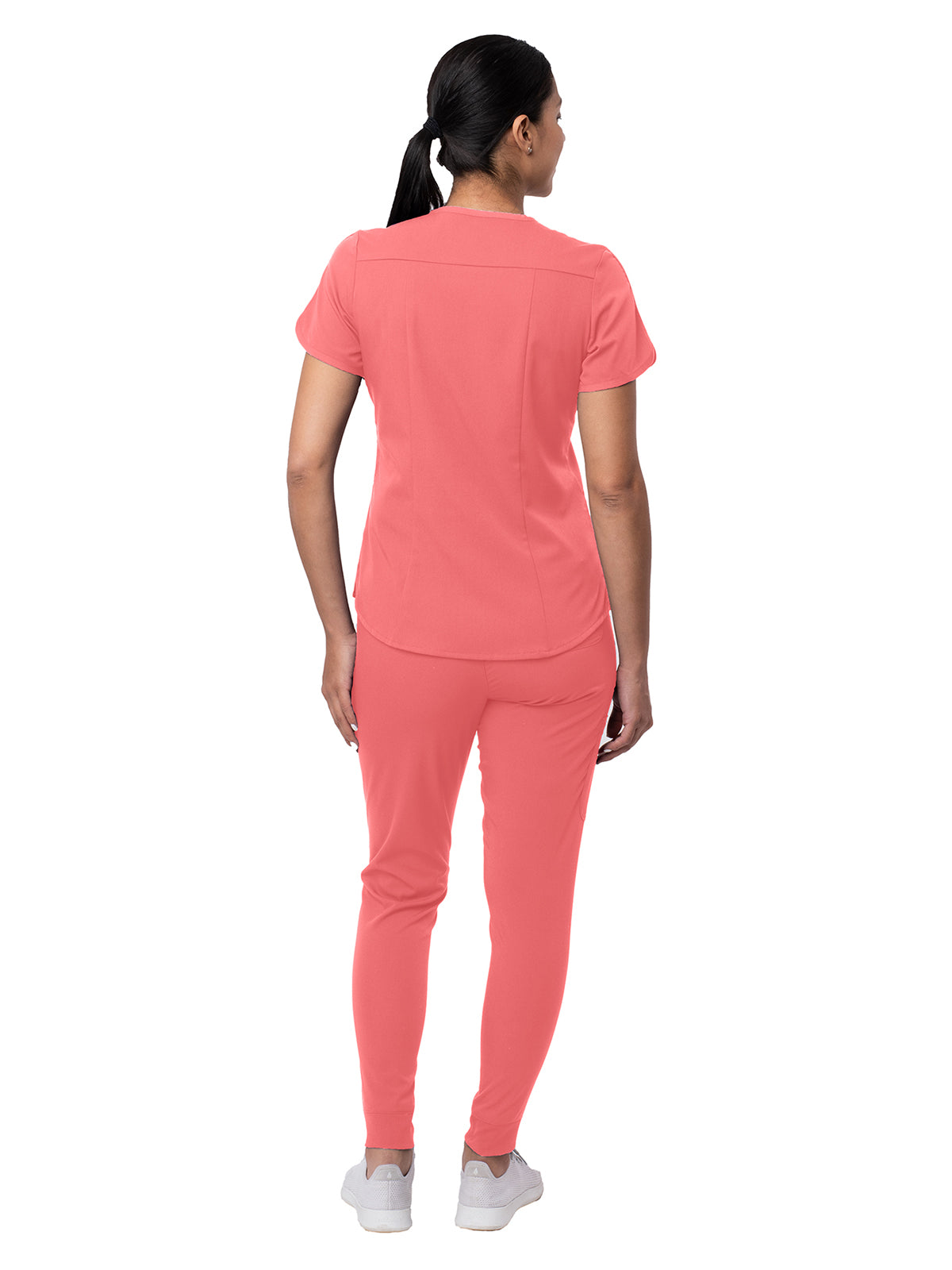 Women's Modern Athletic Jogger Scrub Set - P9500 - Rapture Rose