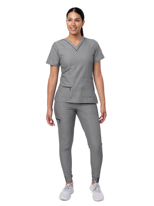 Women's Flawless Plus Scrub Set - P9600 - Heather Grey