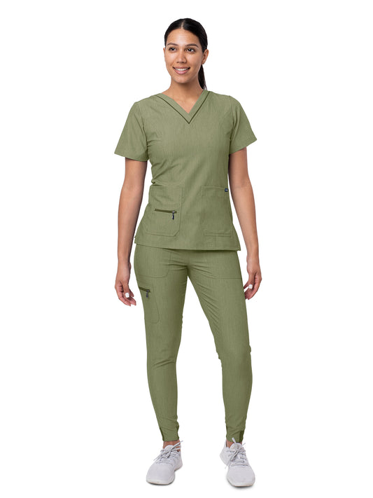 Women's Flawless Plus Scrub Set - P9600 - Heather Olive