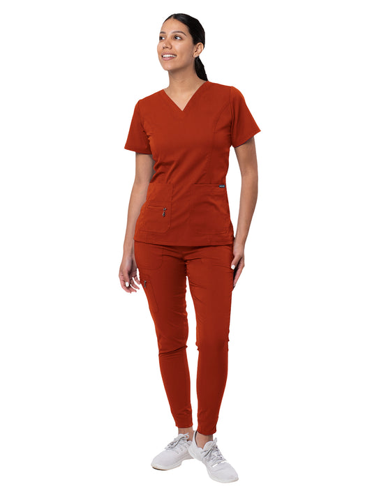 Women's Flawless Plus Scrub Set - P9600 - Red Ochre