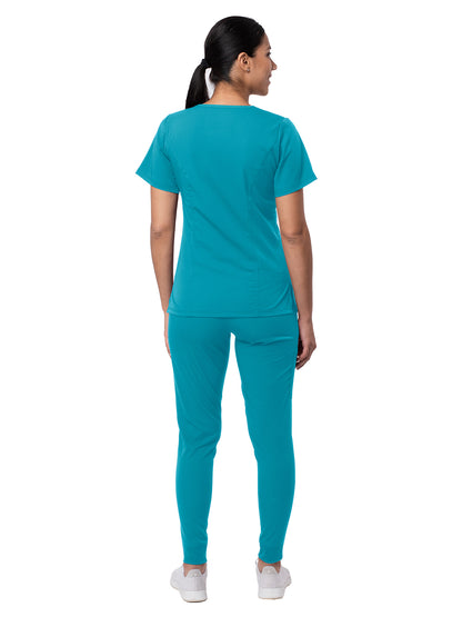 Women's Flawless Plus Scrub Set - P9600 - Teal Blue