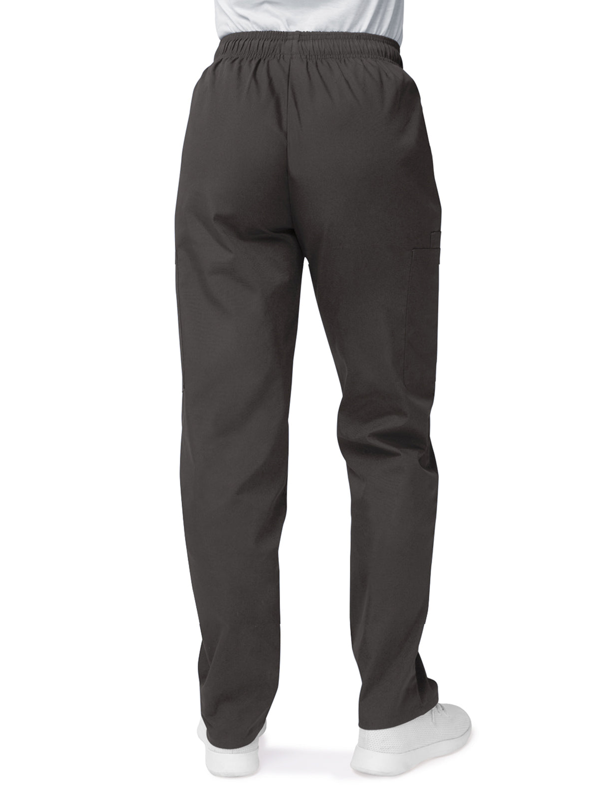 Women's Elastic Drawstring Cargo Pant - S8200 - Charcoal