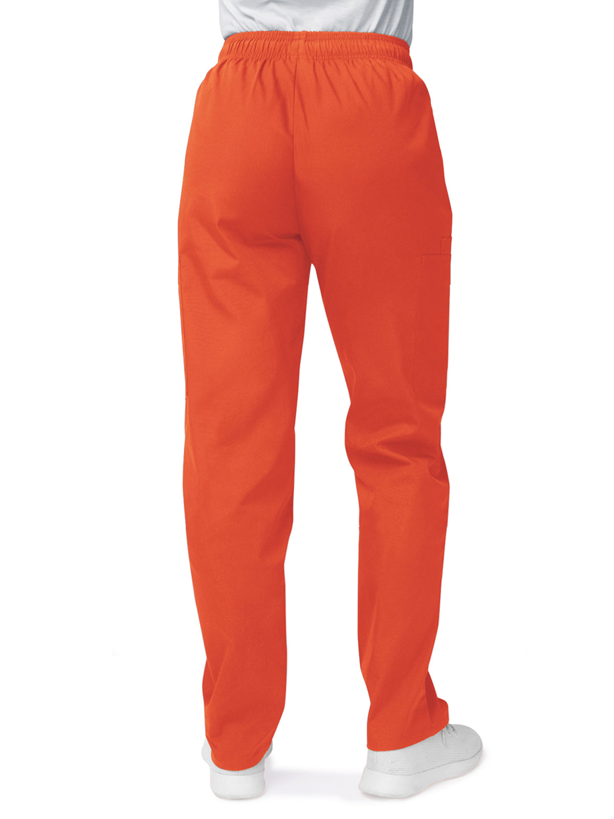 Women's Elastic Drawstring Cargo Pant - S8200 - Mandarin Orange