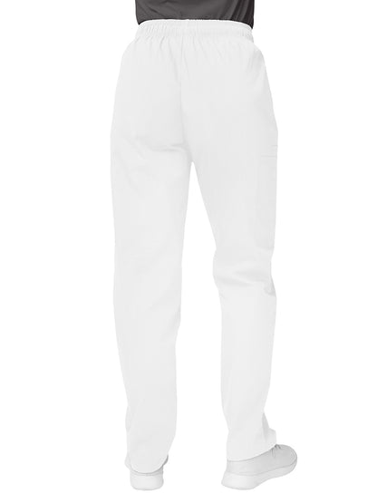 Women's Elastic Drawstring Cargo Pant - S8200 - White