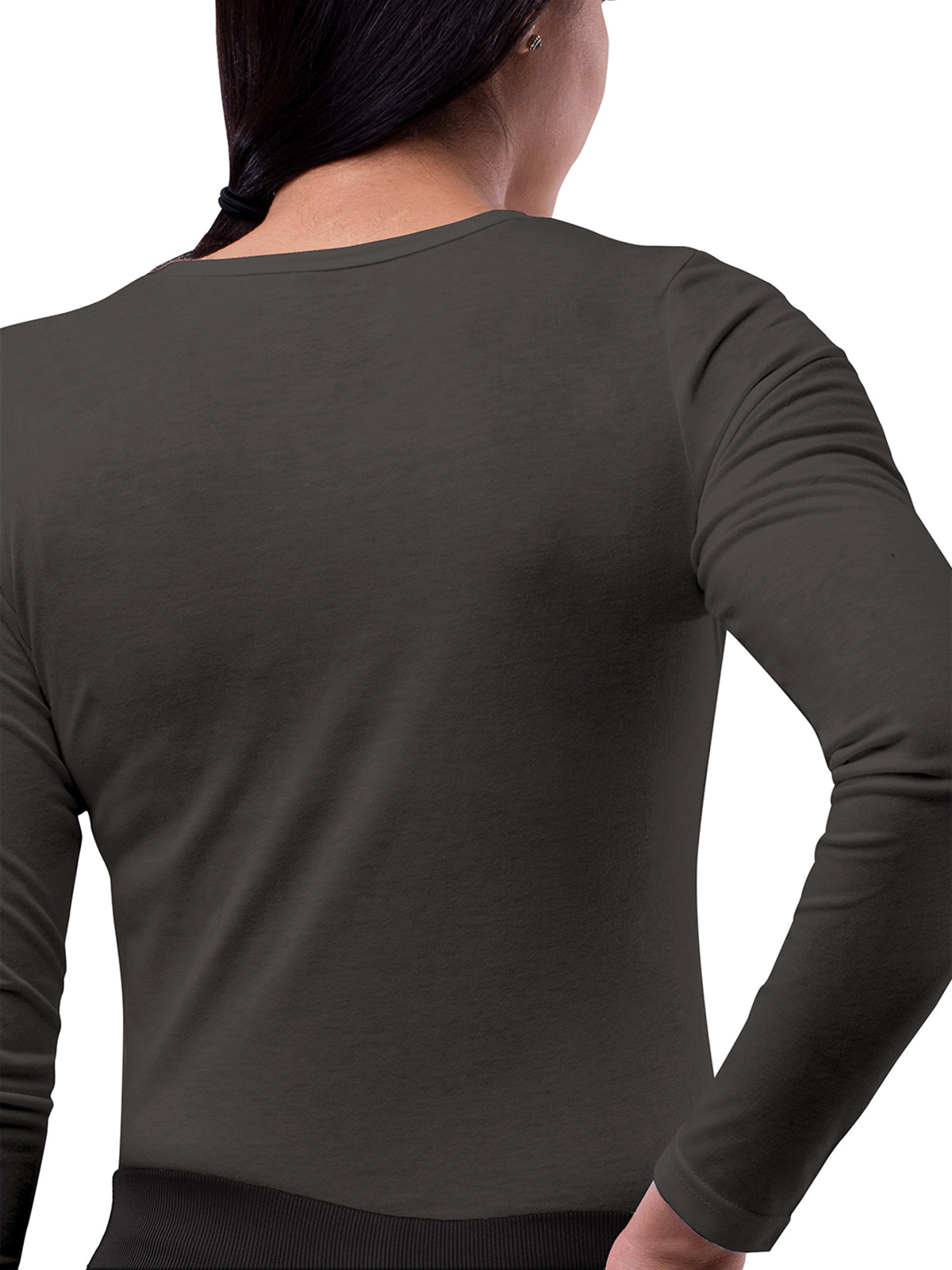 Women's Long Sleeve Underscrub Tee - S8500 - Charcoal