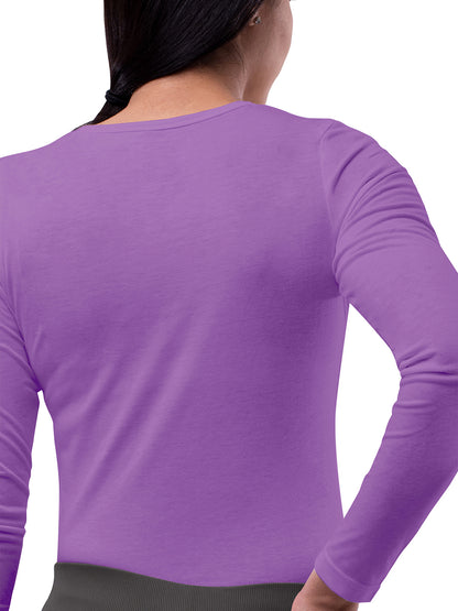 Women's Long Sleeve Underscrub Tee - S8500 - Lavender