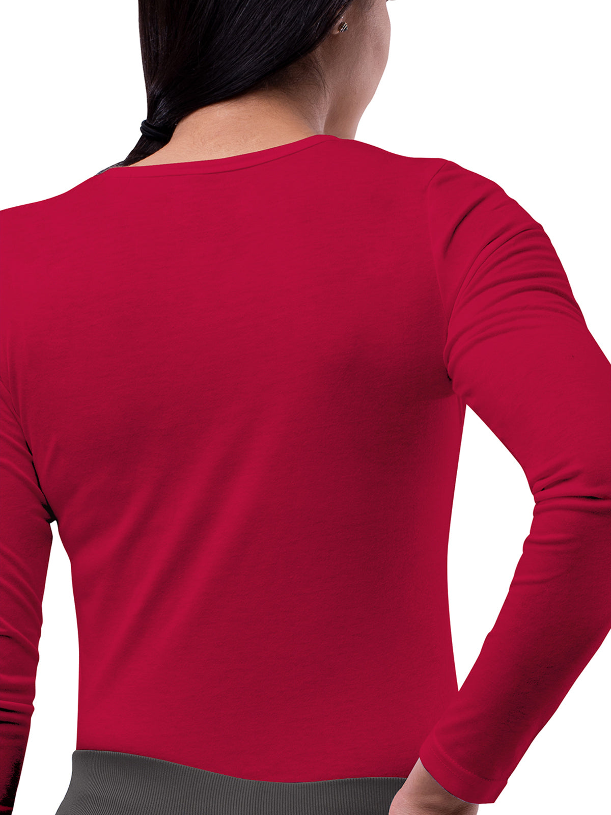 Women's Long Sleeve Underscrub Tee - S8500 - Red