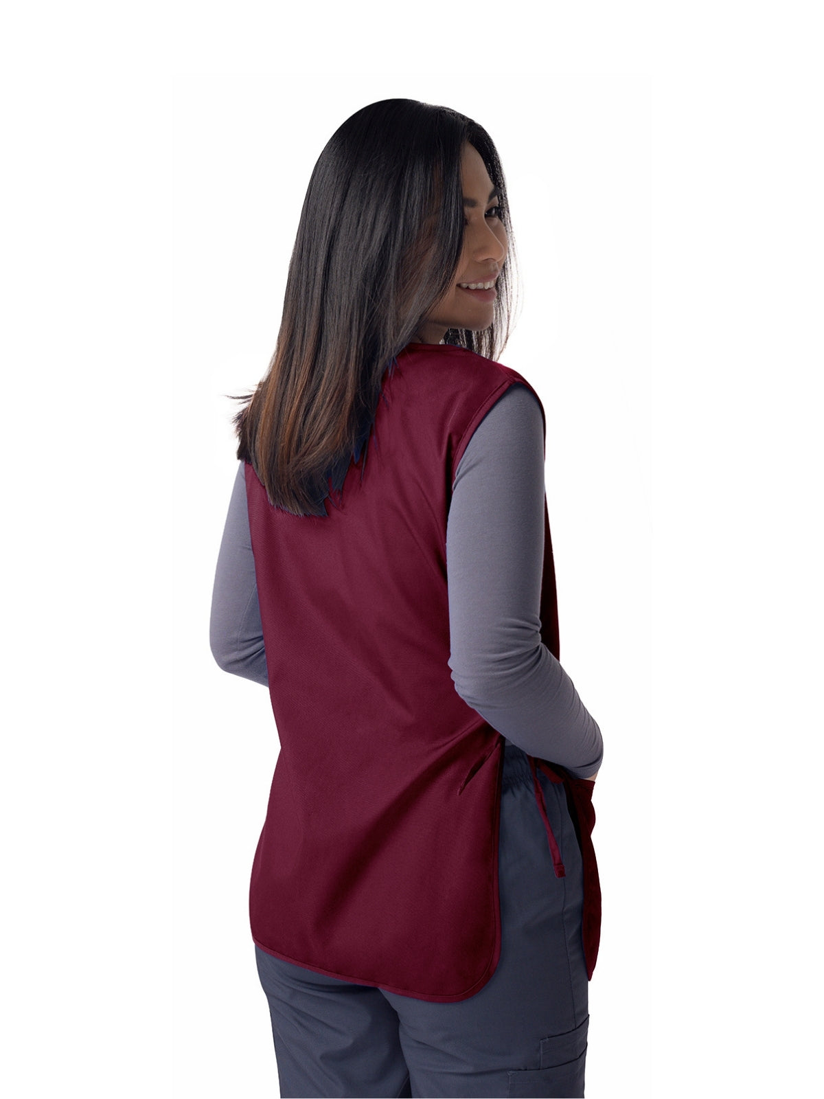 Unisex Cobbler Apron - S8700 - Burgundy