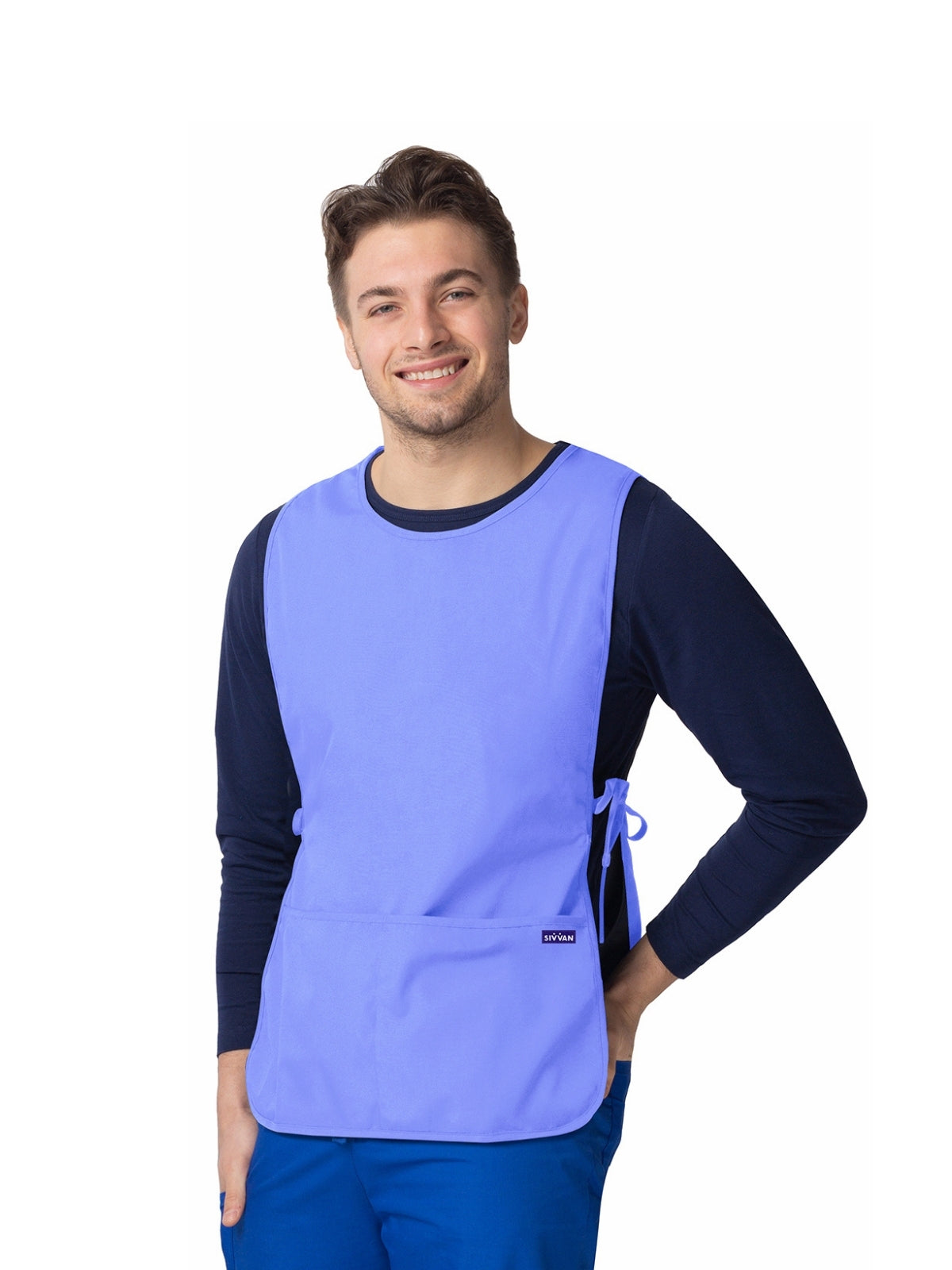 Unisex Cobbler Apron - S8700 - Ceil Blue