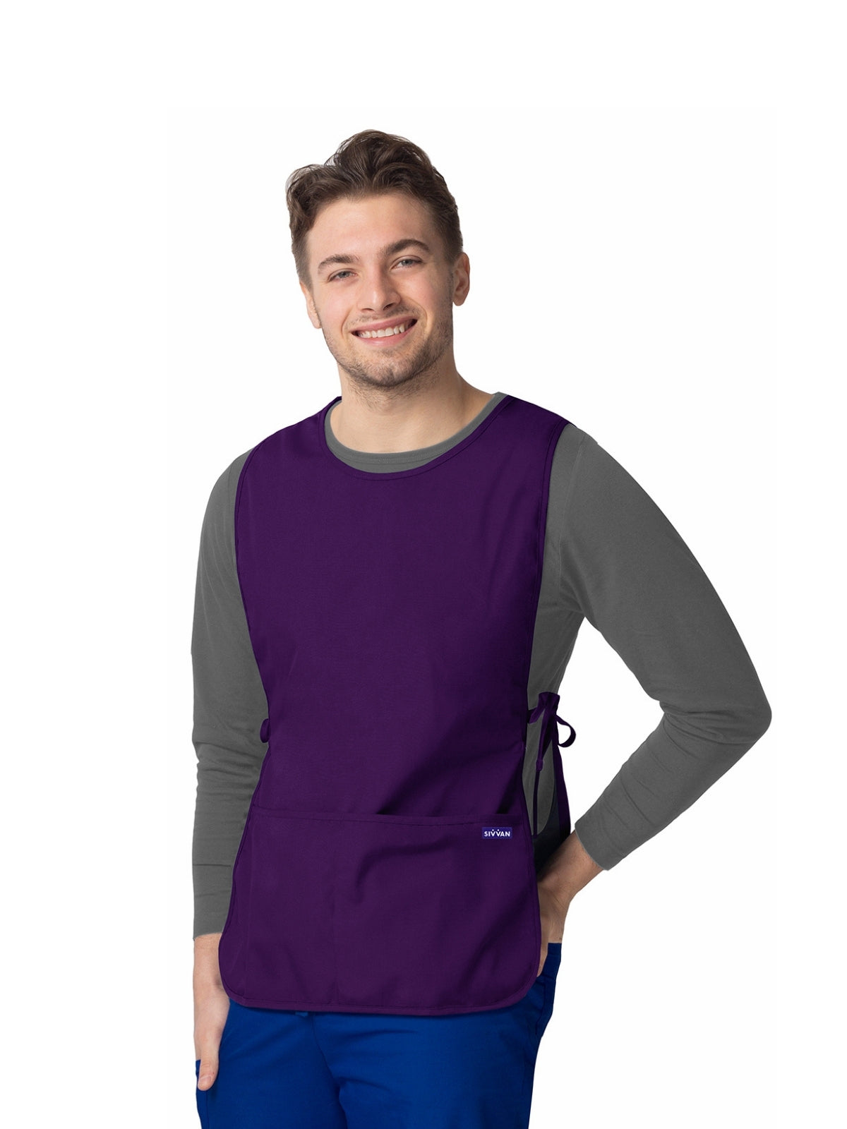 Unisex Cobbler Apron - S8700 - Purple