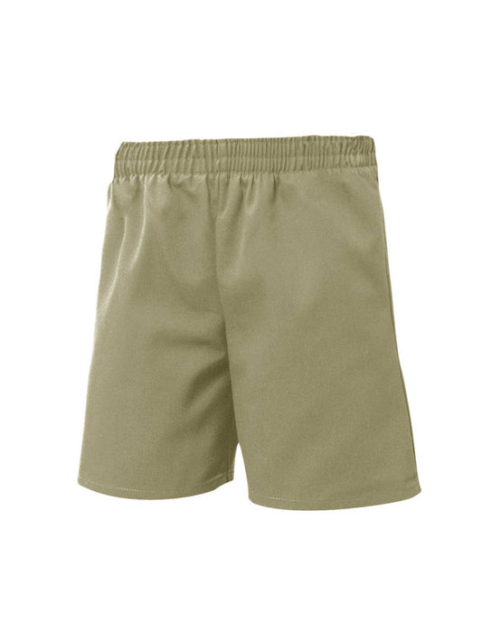 Unisex Youth Pull-On Shorts - 7067 - Sand Khaki