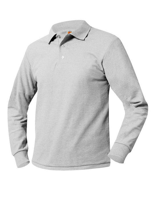 Unisex Long Sleeve Knit Shirt - 8766 - Ash Grey