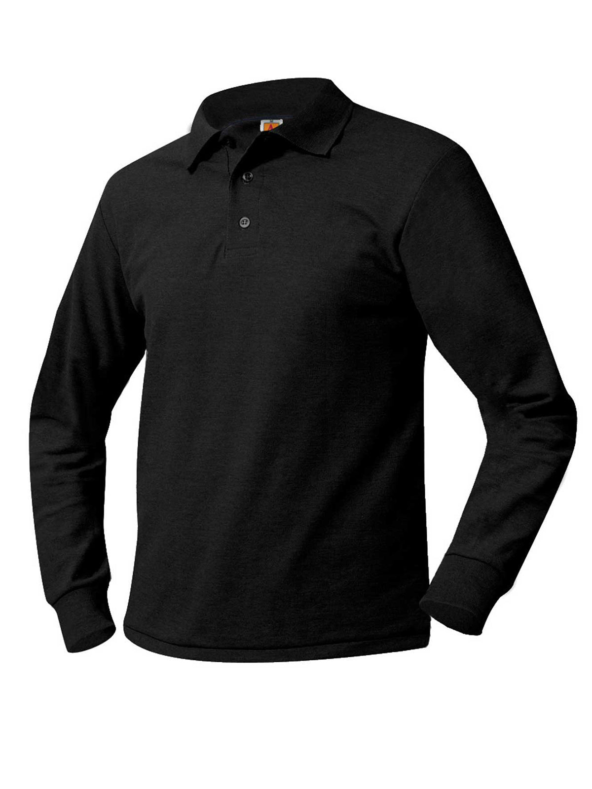 Unisex Long Sleeve Knit Shirt - 8766 - Black