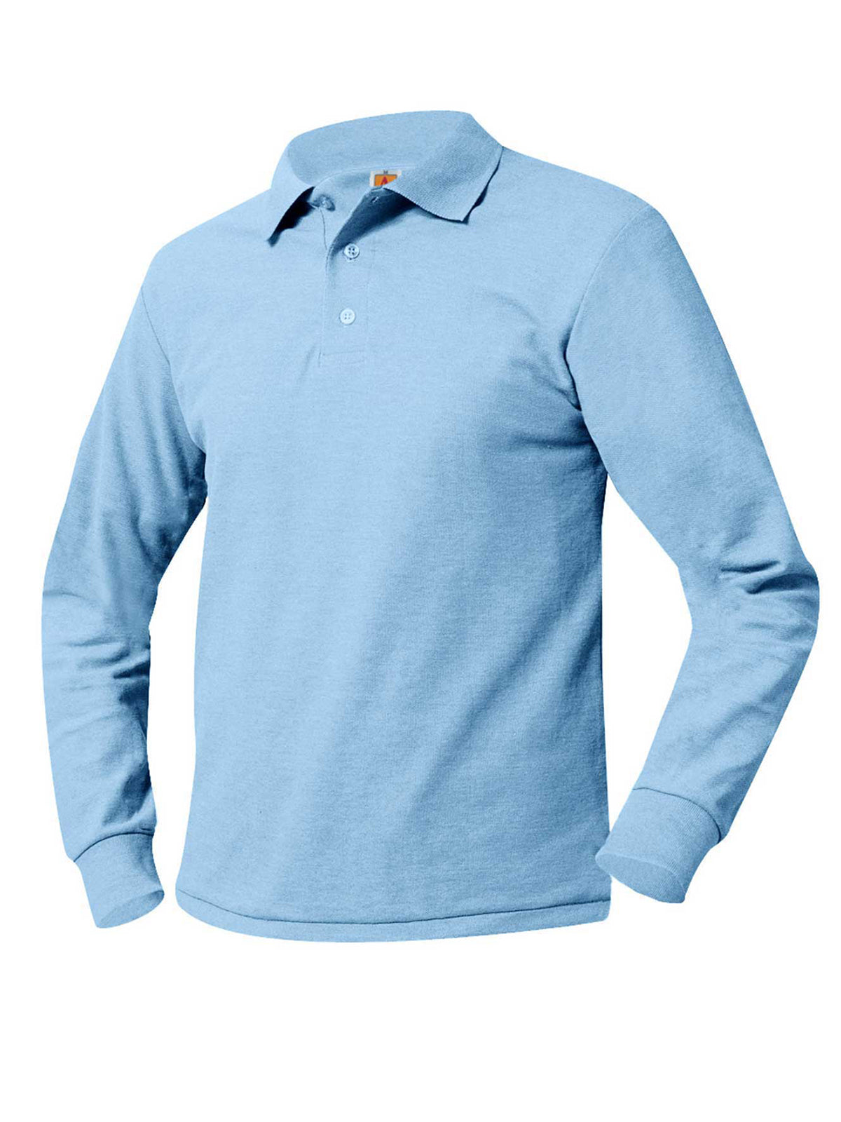 Unisex Long Sleeve Knit Shirt - 8766 - Light Blue