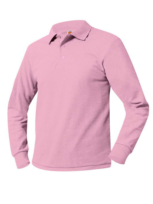Unisex Long Sleeve Knit Shirt - 8766 - Pink