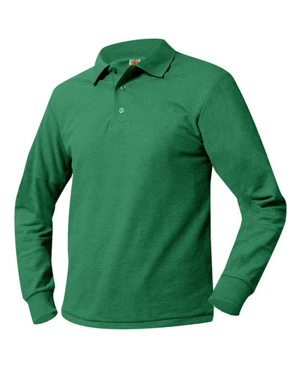 Unisex Long Sleeve Knit Shirt - 8766 - Tulane Kelly Green