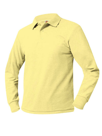 Unisex Long Sleeve Knit Shirt - 8766 - Yellow