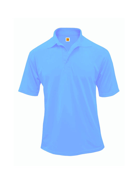 Unisex Short Sleeve Dri-Fit Polo - 8953 - Light Blue