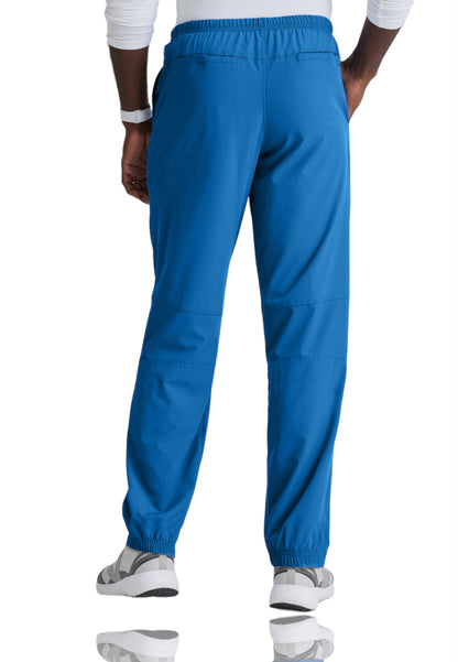 Men's 7 Pockets 4-Way Stretch Fabric Amplify Scrub Pant - 0217 - New Royal