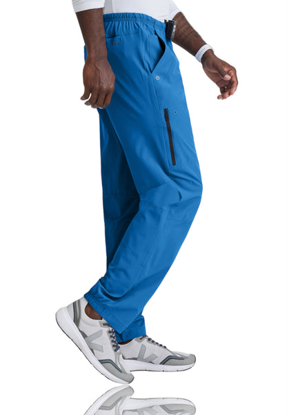 Men's 7 Pockets 4-Way Stretch Fabric Amplify Scrub Pant - 0217 - New Royal