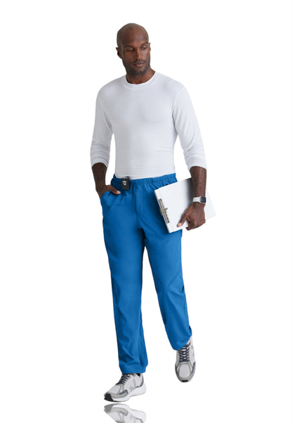 Men's 7 Pockets 4-Way Stretch Fabric Amplify Scrub Pant - 0217 - New Royal