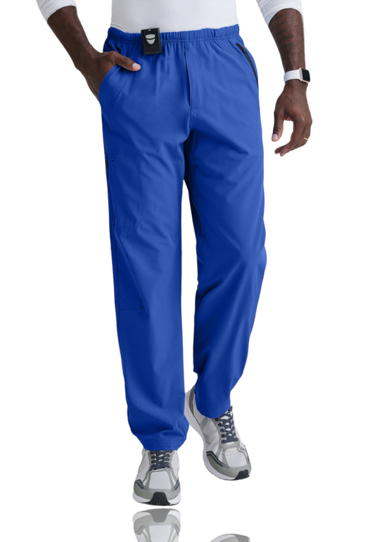 Men's 7 Pockets 4-Way Stretch Fabric Amplify Scrub Pant - 0217 - Cobalt